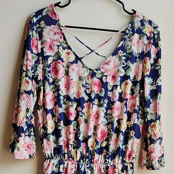 Gilli Floral Culotte Dress Size Large - Picture 7 of 16